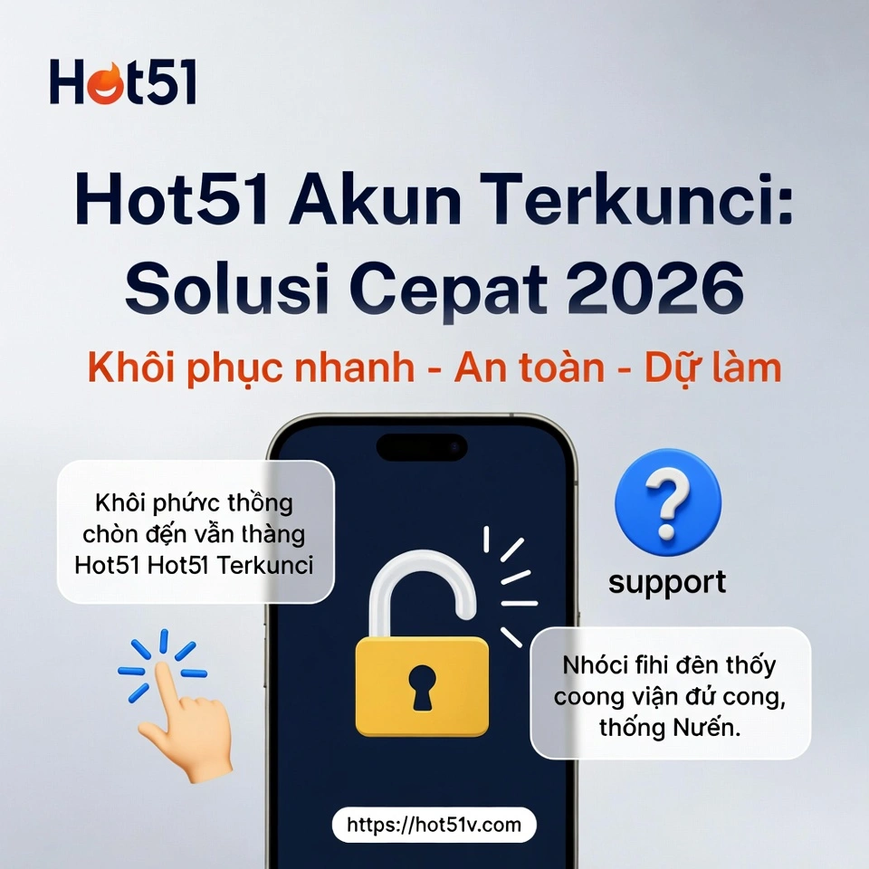 Hot51 Akun Terkunci Khắc Phục Login Gagal